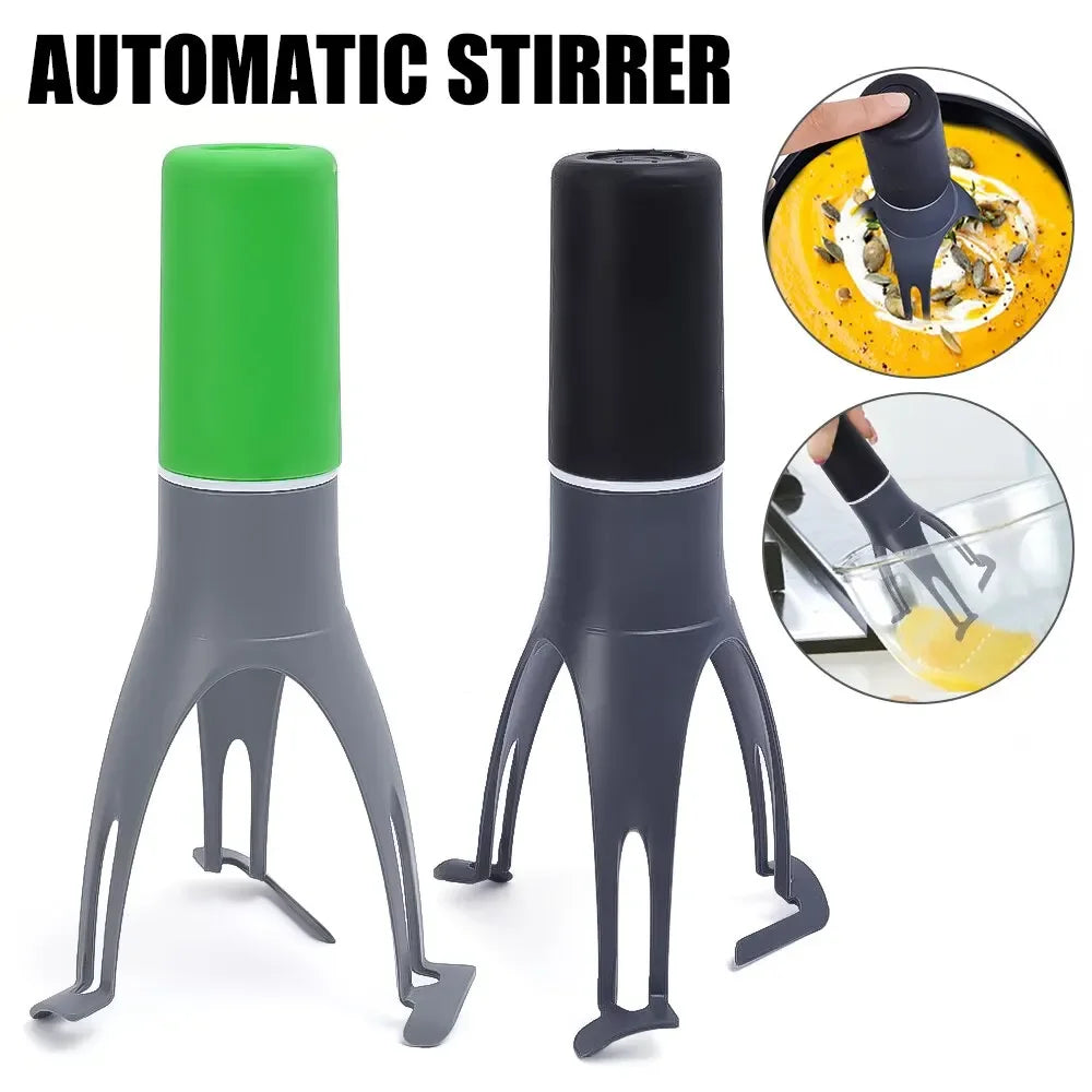 Kitchen Automatic Pan Stirrer Cream Triangle Agitator Egg Beater Sauces Soup Food Mixer Cooking Baking Gadgets Milk Whisk Tools