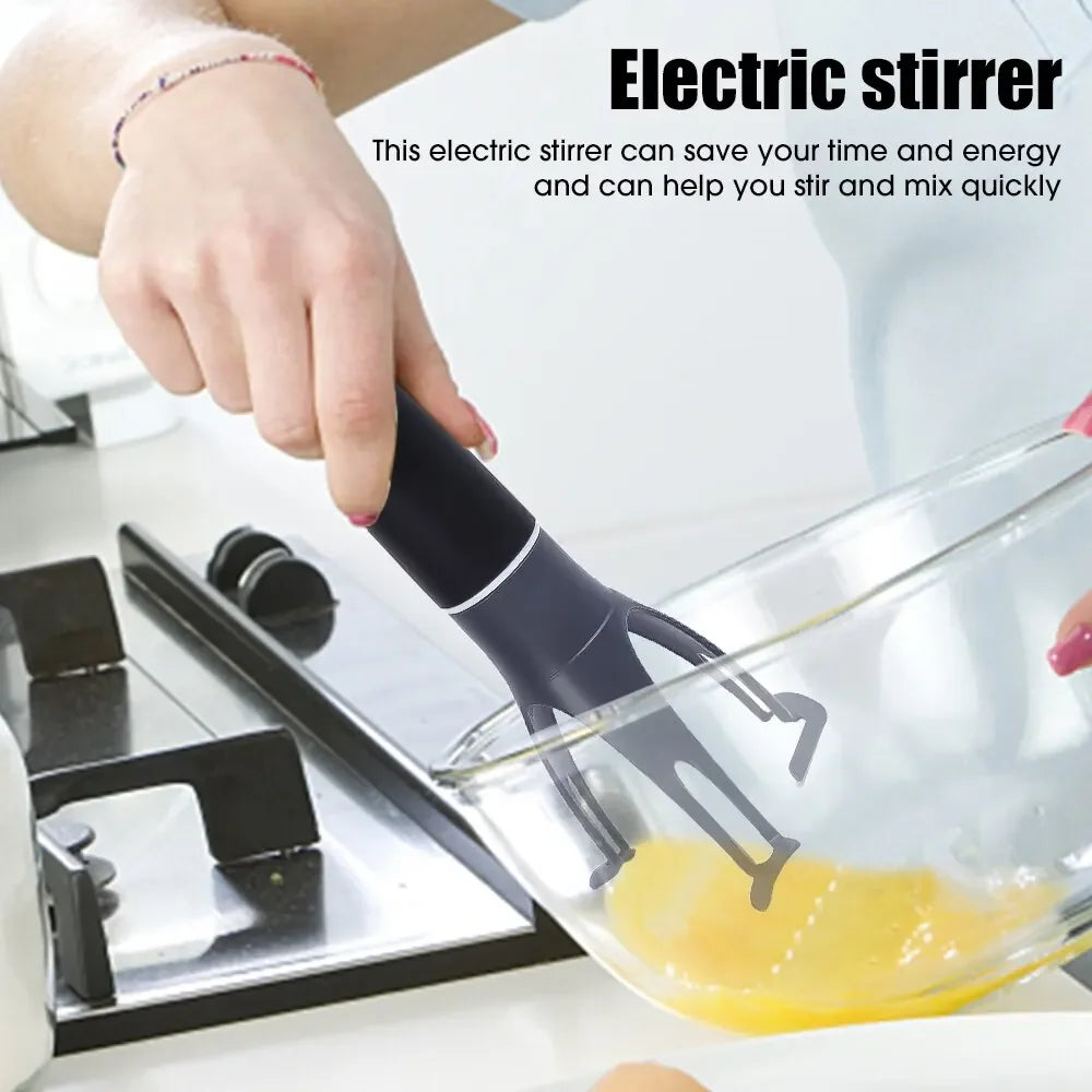 Kitchen Automatic Pan Stirrer Cream Triangle Agitator Egg Beater Sauces Soup Food Mixer Cooking Baking Gadgets Milk Whisk Tools